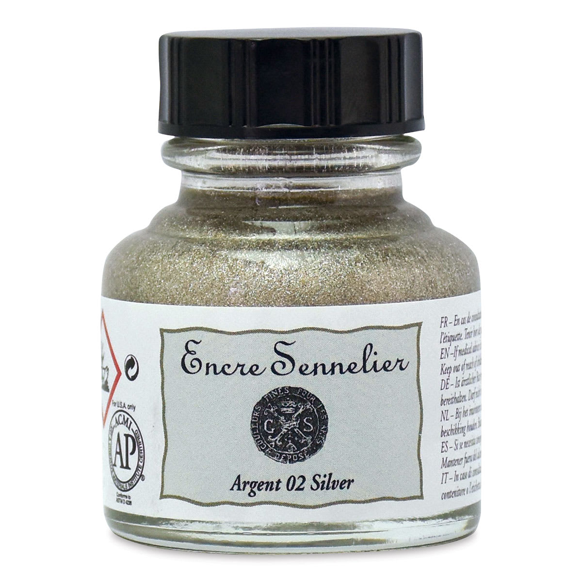 Tinta Sennelier Shellac Ink 30 ml - Prata