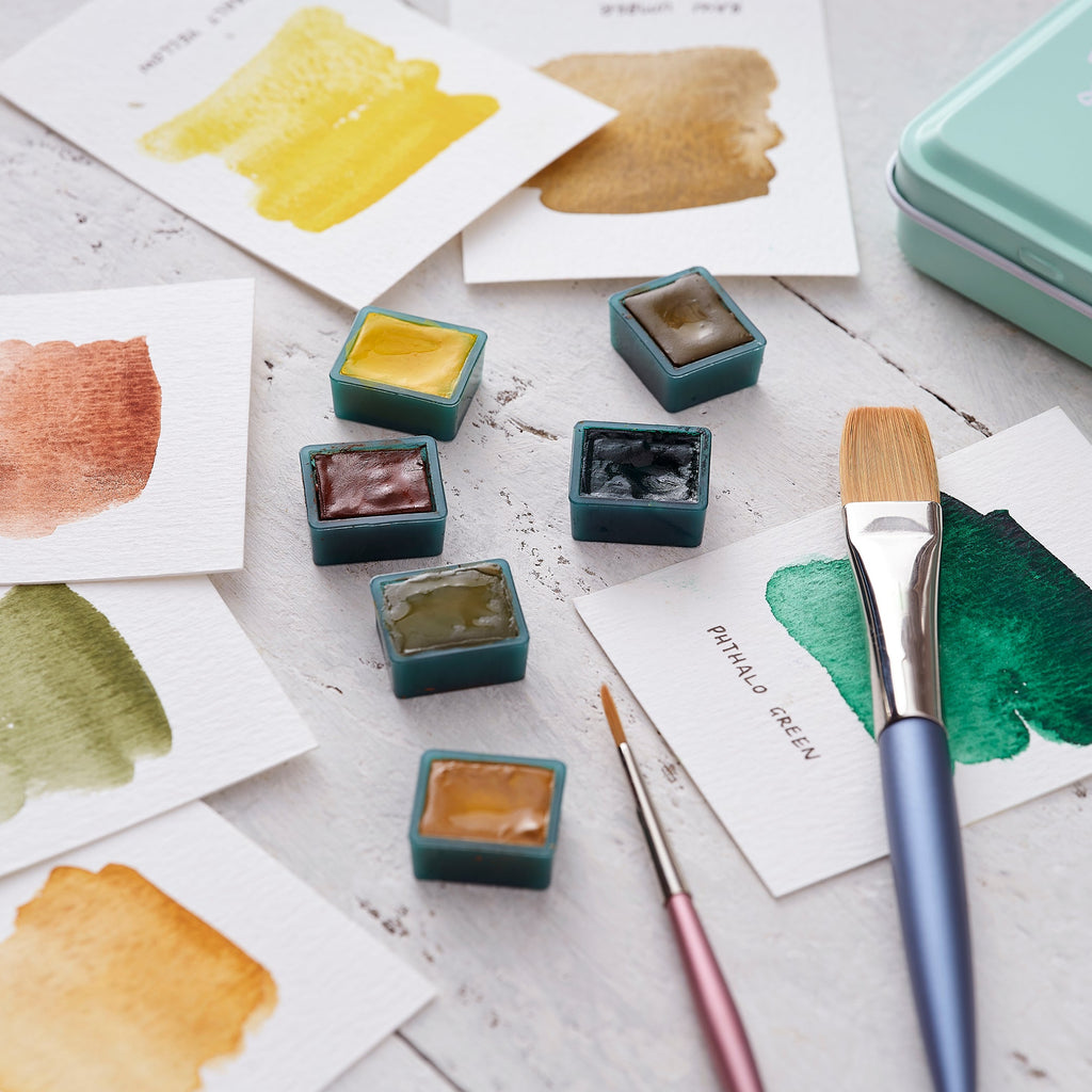 Conjunto de aquarelas Landscape da Tom’s Studio