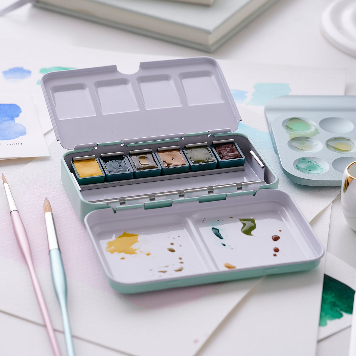 Conjunto de aquarelas Landscape da Tom’s Studio
