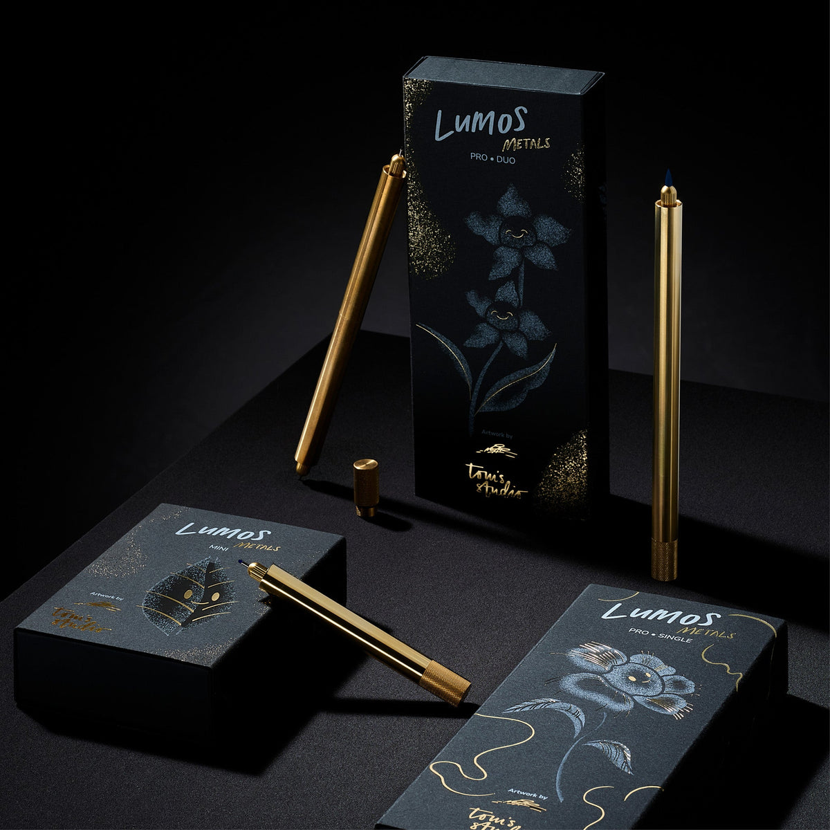 Tom’s Studio Lumos Brass — Caneta Recarregável em Latão — imagem 2