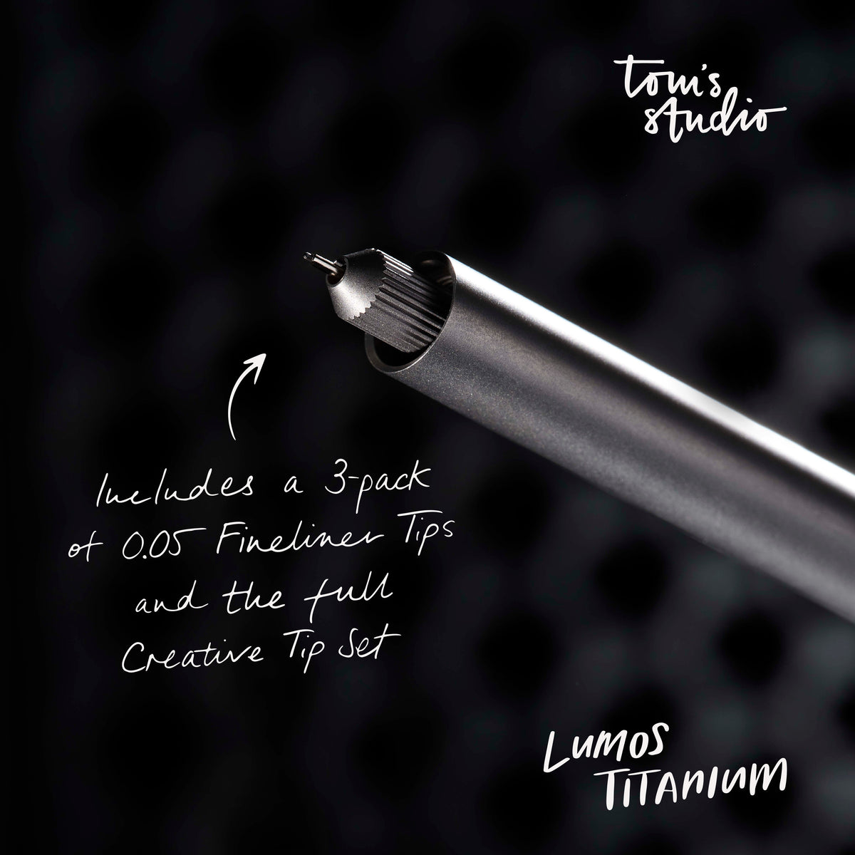 Tom’s Studio Lumos Titanium — Caneta Recarregável — imagem 3