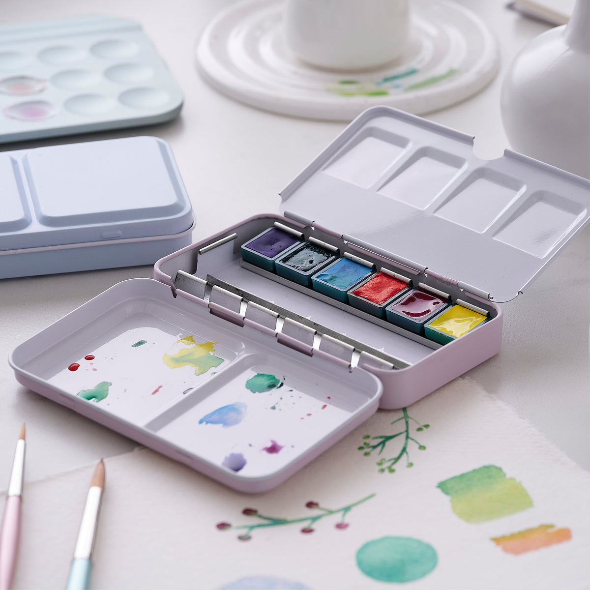 Conjunto de aquarelas Naturescape da Tom’s Studio