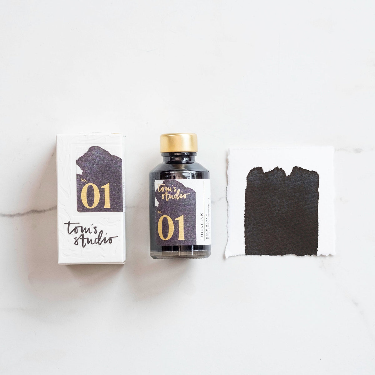 Tom’s Studio Fountain Pen Ink 01 Deep Black 50 ml