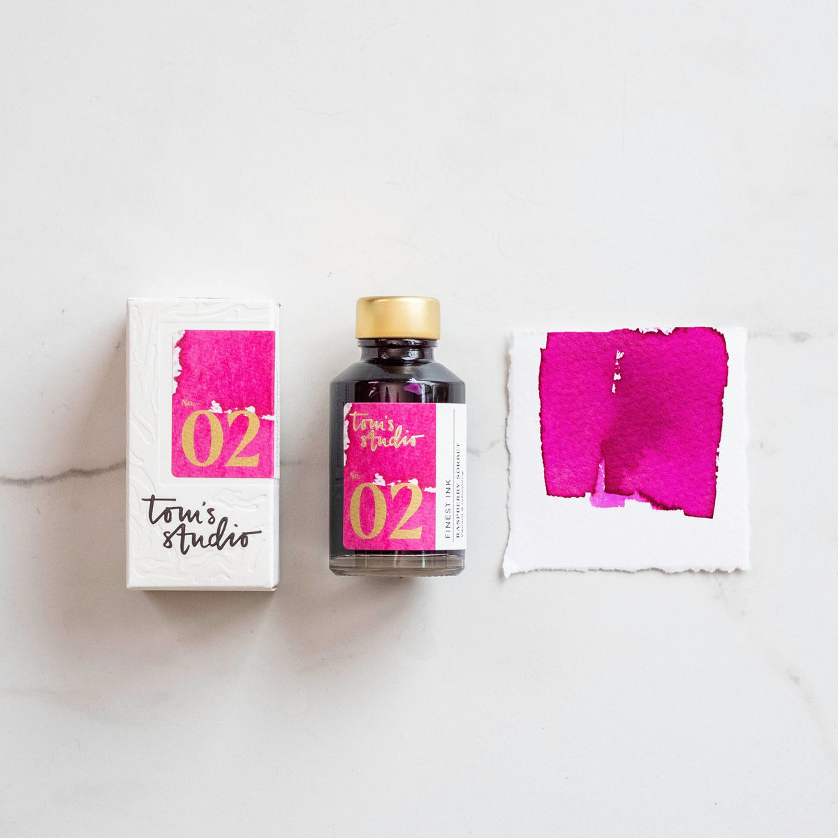 Tom’s Studio Fountain Pen Ink 02 Raspberry Sorbet 50 ml