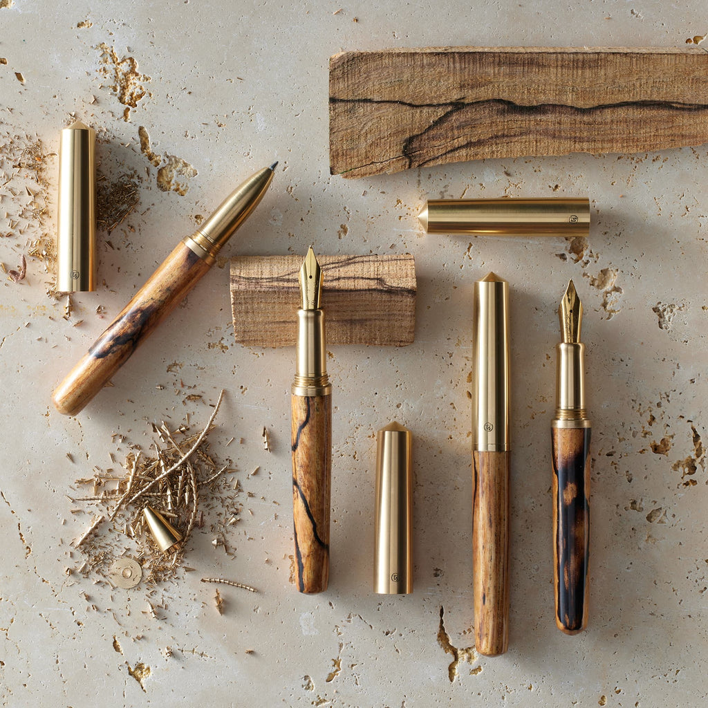Tom’s Studio Handmade Olive Ash — Caneta Artesanal em Freixo-oliva — imagem 1
