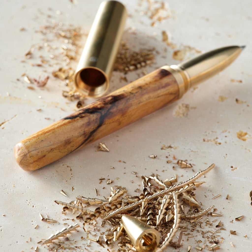 Tom’s Studio Handmade Olive Ash — Caneta Artesanal em Freixo-oliva — imagem 3