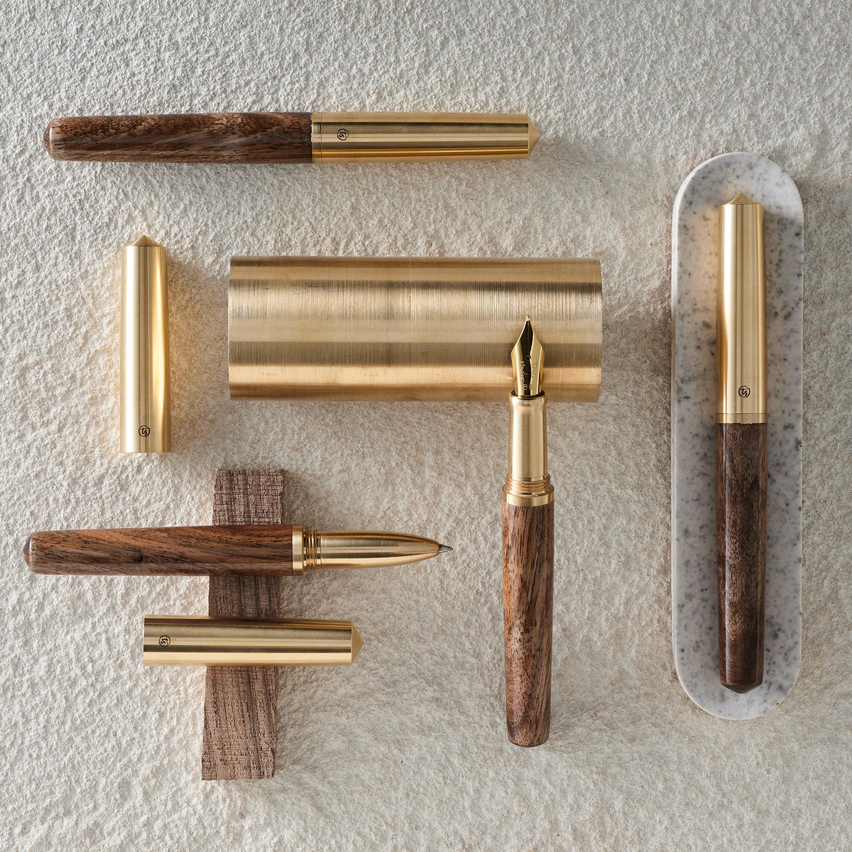 Tom’s Studio Handmade Walnut — Caneta Artesanal em Nogueira — imagem 1