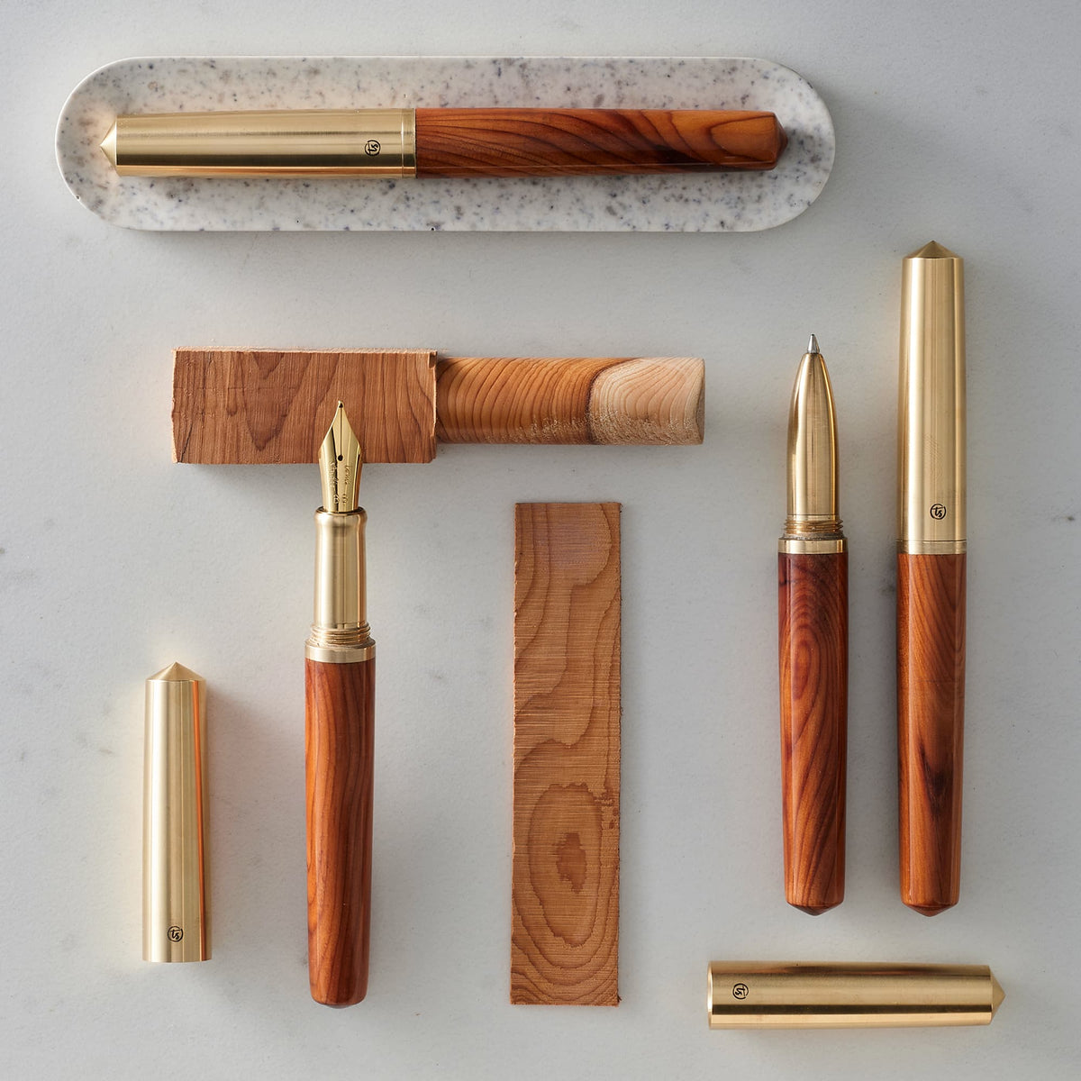 Tom’s Studio Handmade Yew — Caneta Artesanal em Teixo — imagem 1