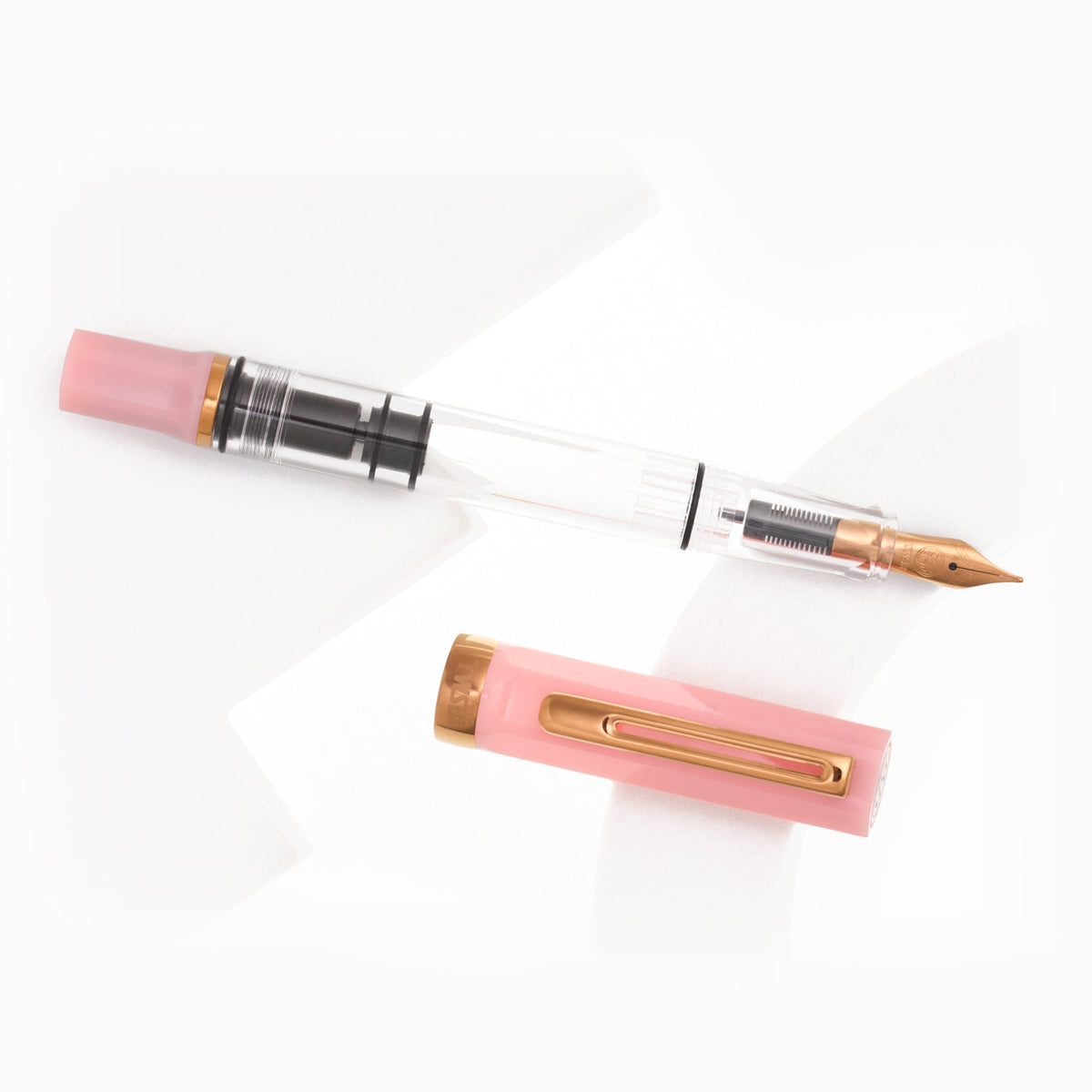 Caneta-Tinteiro TWSBI Eco Pink Lemonade with Bronze