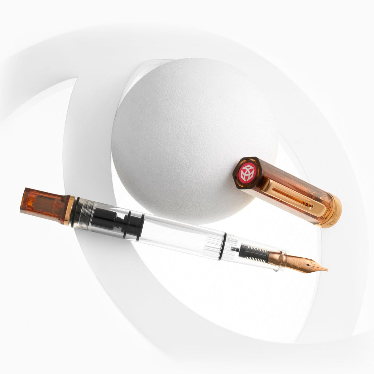 Caneta-Tinteiro TWSBI Eco Rootbeer with Bronze