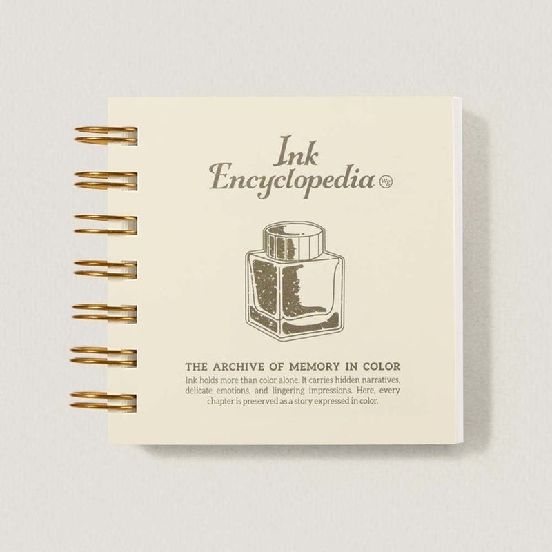 Wearingeul Ink Encyclopedia caderno para amostras de tinta