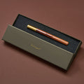 Caneta de vidro modular Wearingeul com cabo em madeira